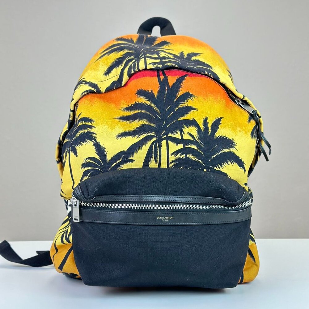 Saint Laurent Sunset Printed Medium Backpack